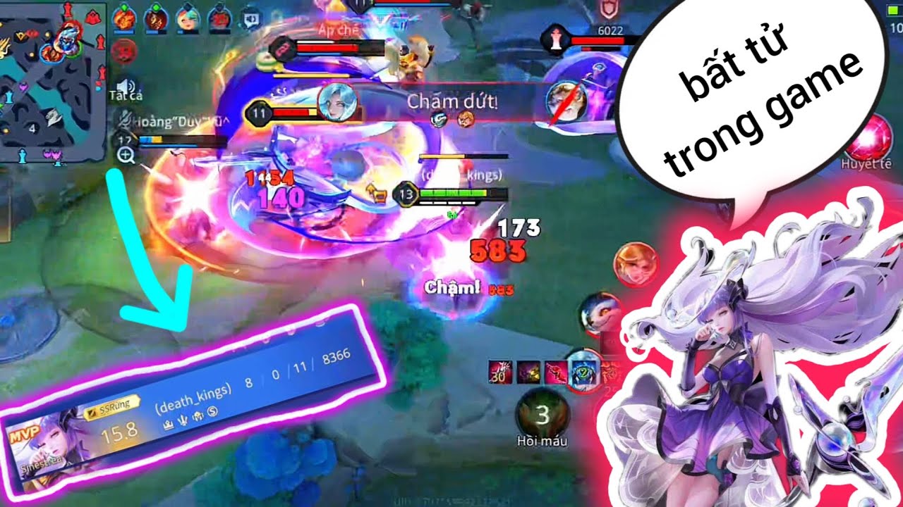 Liên Quân|trận cuối lên cao thủ với con bài sinestrea hủy diệt cả teem bạn lụm 2sao