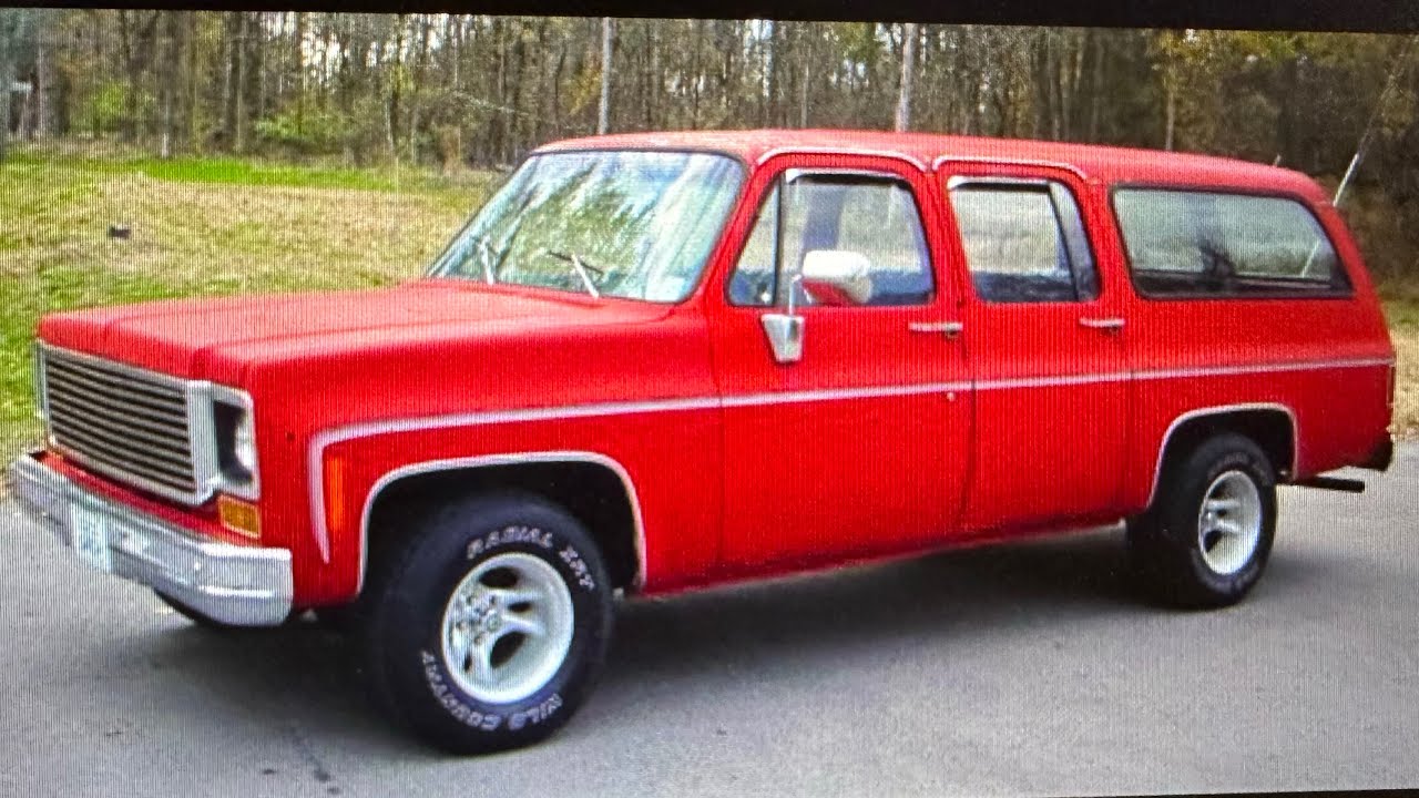 Test Drive 1975 Chevrolet Suburban SOLD $7,950 Maple Motors 