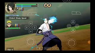 Naruto ultimate Ninja impact Sasuke Uchiha chidori spear screenshot 3