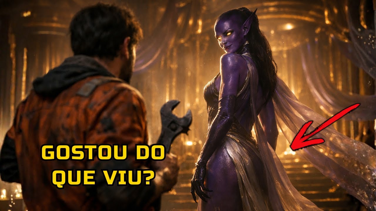 Entrei Sem Querer nos Aposentos da Imperatriz Alienígena — Ela Só Quis Saber se Eu Gostei do Que Vi