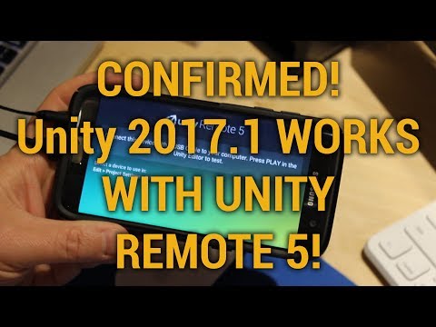 Confirmed! Unity Remote 5 works with 2017