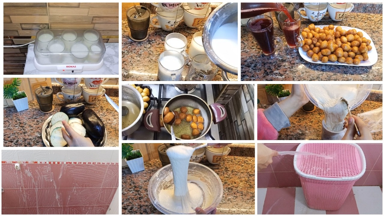 دا حال البيوت في رمضان😱🌙تحدي ساعه الصبح للست الشاطره💯⁉️روتين يومي ف رمضان م الصبح للقطار💪☑️عمل زبادي