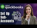 Guía: Configurar Subcuentas en QuickBooks Online Paso a Paso 2026