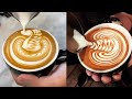 Amazing Coffee Art Tutorials. The Best Skills in The World #10☕❤️