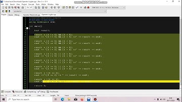 menjelaskan operator relasional dan operator logika