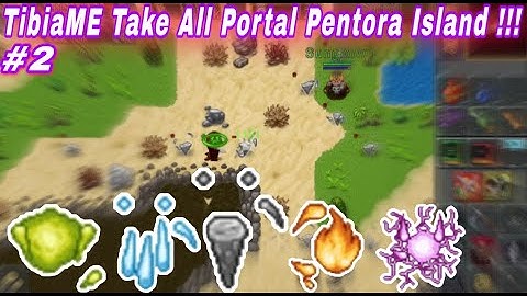 TibiaME WORLD 33 - TAKE ALL PORTAL NEW ISLAND PENTORA !!! #2