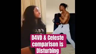 Celeste New Video with Audio compared to D4VD at same time period