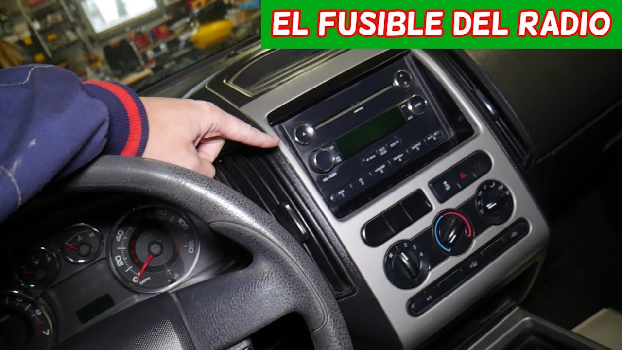DÓNDE ESTÁ EL FUSIBLE DEL RADIO ESTÉREO EN FORD EDGE