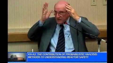 Dr. Robert Budnitz explains Probabilistic Risk Analysis for Nuclear Power Plants