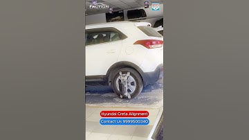 Hyundai Creta Wheel Alignment  #ytshorts #automobile #wheelalignment
