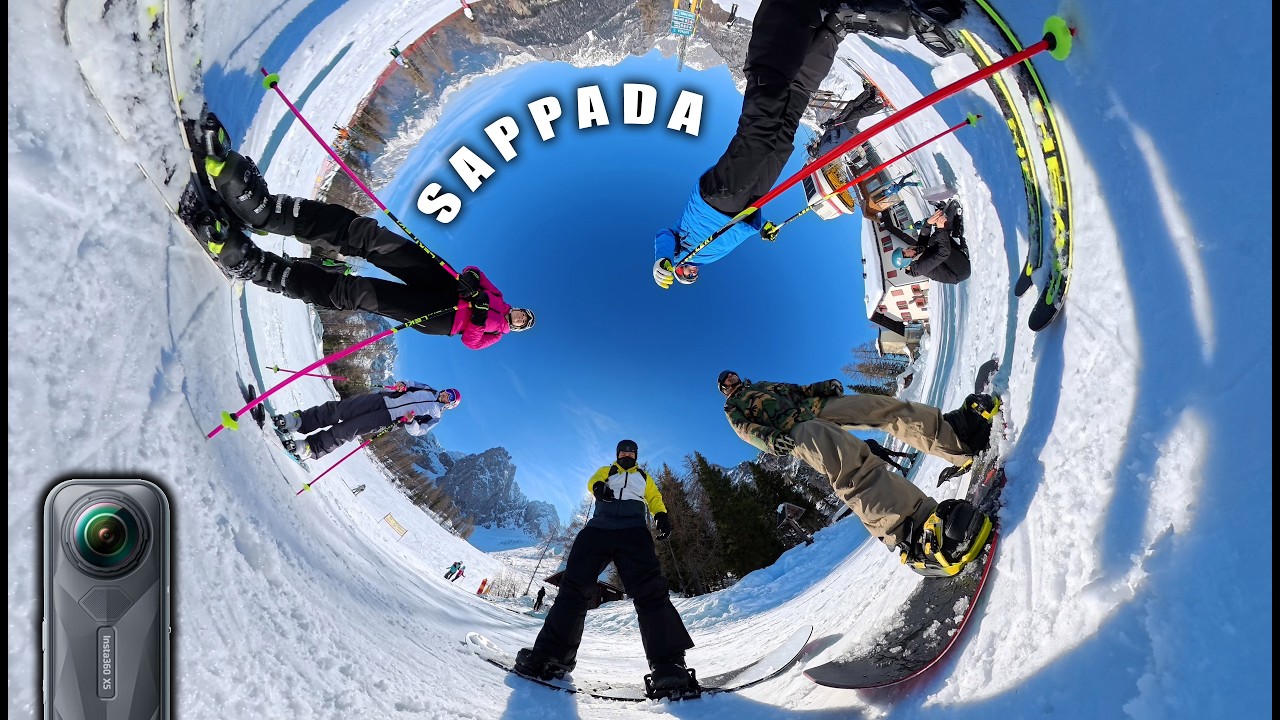 A beautiful Snowboard day in Sappada 2026 | Insta360 X5