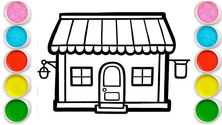 Shop House Drawing, Painting & Coloring For Kids and Toddlers_ Easy Art
