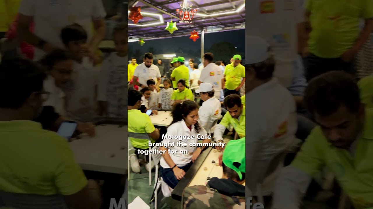 "At Café MotoGaze , where great coffee meets the thrill of indoor sports—let’s play