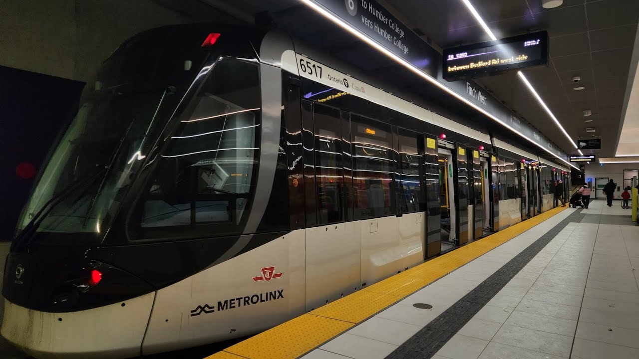 Very Slow ride on the Brand New TTC Line 6 Finch West LRT! 