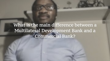 Multilateral Development Banks and Commercial Banks - WHT Alumni Webinar with Olatunji Yusuf