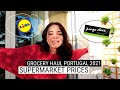 SUPERMARKET FOOD PRICES PORTUGAL 2021 🇵🇹 Pingo Doce and Lidl grocery haul