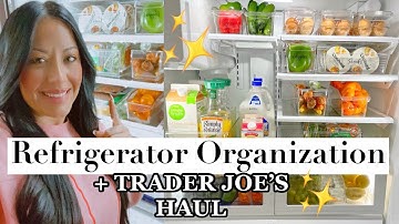 Refrigerator Organization 2021 | Healthy Trader Joe’s Haul | Spring Clean 2021 @Ashlei J Aaron