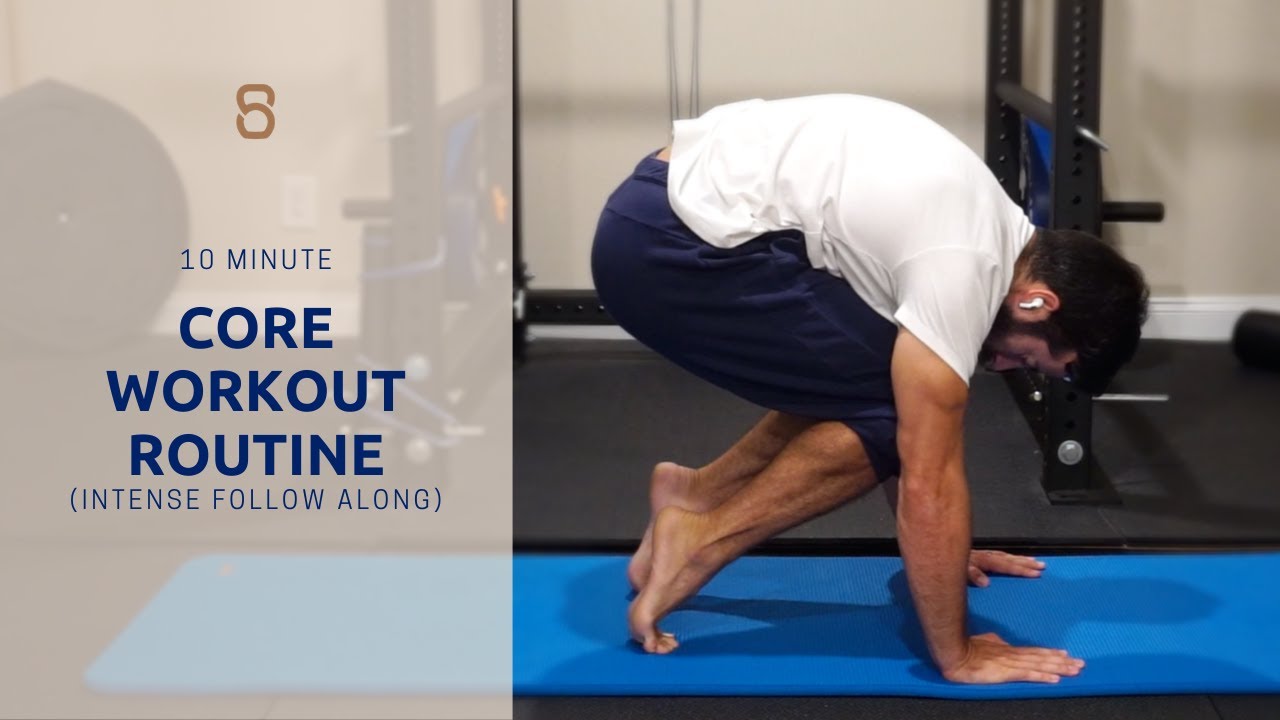 10 Minute Core Workout Routine INTENSE (Follow Along) - YouTube