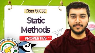 Properties of Static Methods in Java | ICSE Class 10