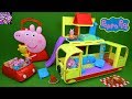 Peppa Pig Transforming Camper van Holiday RV Red Car and Figures Collection Toys