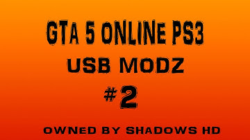 GTA 5 ONLINE PS3 : How to install mod menu with usb (NO JAILBREAK)
