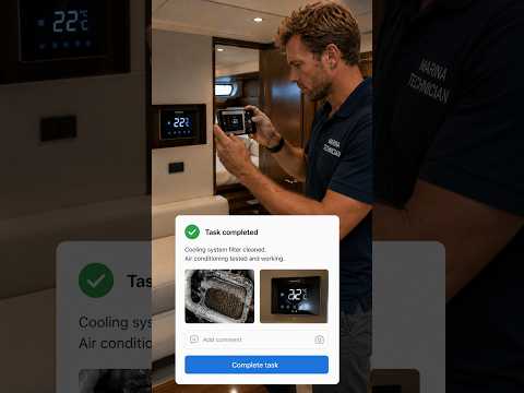 Yacht AC repair workflow