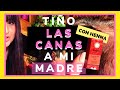💛¿COMO TEÑIR CANAS CON HENNA?💛(Paso a Paso) - Mezcla COLOR MARRON CHOCOLATE🍫¡Henna ANTES & DESPUES!
