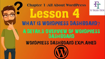 04-WordPress Urdu/Hindi || Detailed Overview of WordPress Dashboard | WordPress Dashboard Tutorial |