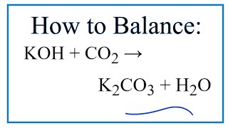 2KOH + CO2 → K2CO3 + H2O | KOH ra K2CO3 – Tailieumoi.vn