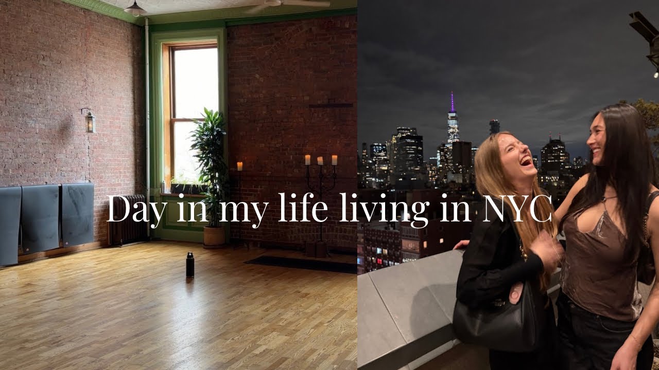 NYC In My 20’s | yoga, levain bakery, rooftop with friends