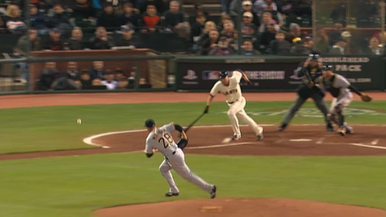 Maholm dives, rolls, then flips to first