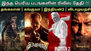 Release dates | #Thangalaan | #Kanguvaa | #Indian2 | #Raayan | #vidamuyarchi