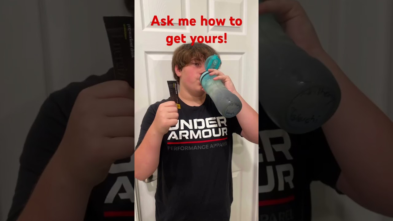 Pre-workout drink before training for football! 