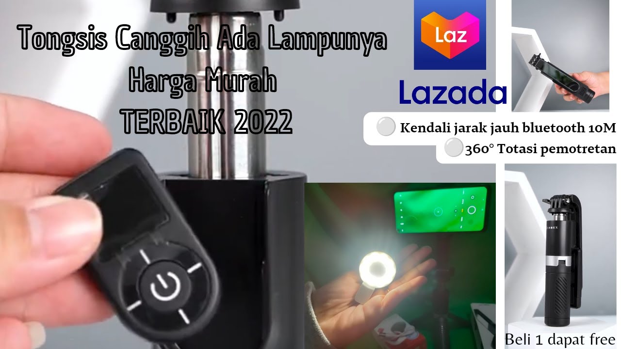 REVIEW TONGSIS | TRIPOD HP BLUETOOTH 