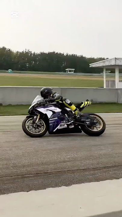 Busy day testing on the Honda CBR1000RR