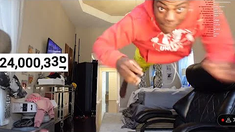 IShowSpeed hits 24 MILLION subscribers!