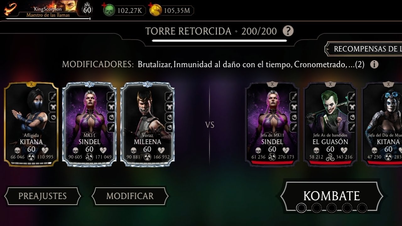 Fatal Twisted Tower Final Bosses (3 round)