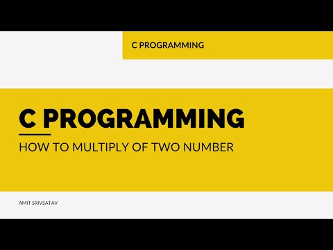 Write a program to multiply two numbers || C Programming #aslearninginstitute #multiplyinc #cporgram