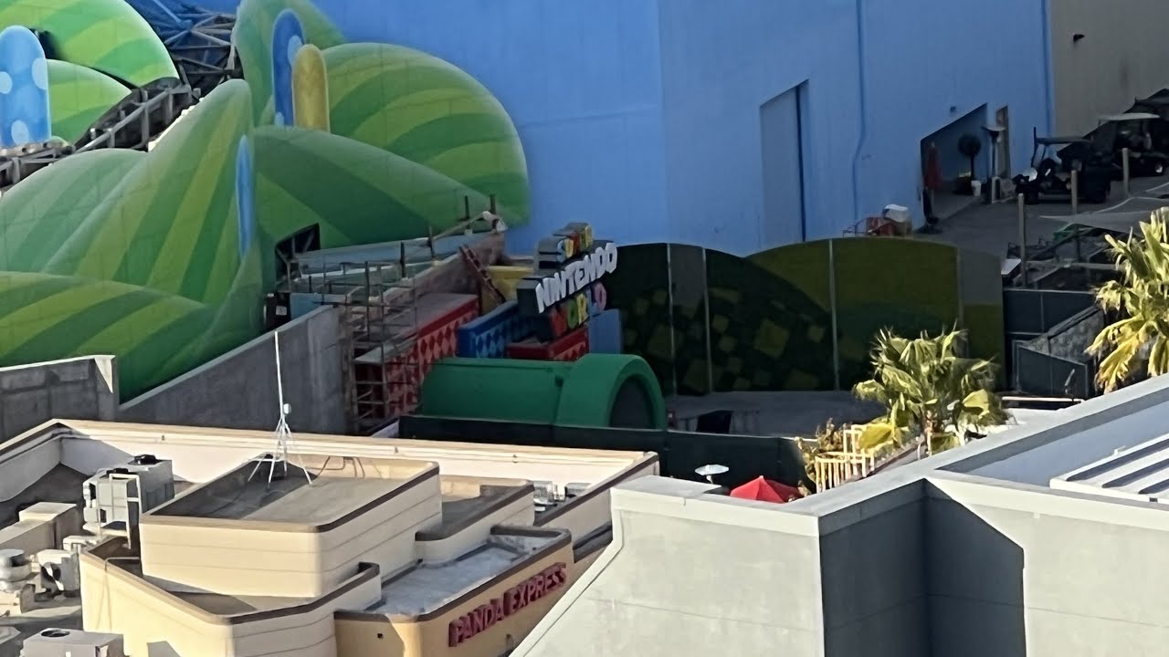 WARP PIPE IS DONE! Super Nintendo World Update Universal Studios ...