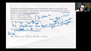 Predicate Logic Translation