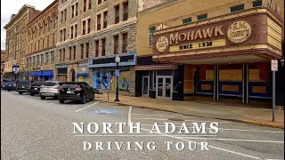 North Adams Berkshire Mountain Town  Western Massachusetts  4K Relaxing Scenic Driving Tour