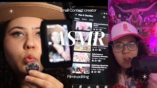 ASMR: How I Run 4 YouTube Channels (Filming, Editing, Thumbnails) #asmr #contentcreator