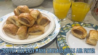 Quick & Easy Picnic Party Sausage Rolls Ninja Air Fryer