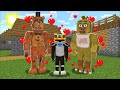 Minecraft REUNITE BABY FIVE NIGHTS AT FREDDY WITH FAMILY MOD / BABY FNAF MOBS MOD !! Minecraft Mods