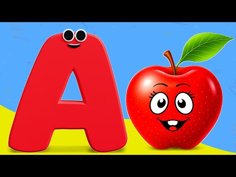 Let’s Learn the ABCs ! A–Z Learning Song for Toddlers, Preschoolers & Kids | A is For Apple Rhymes
