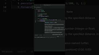 Rainbow Star Burst in Python🌈✨|Turtle Graphics Magic #shorts #coding #python #programming #animation