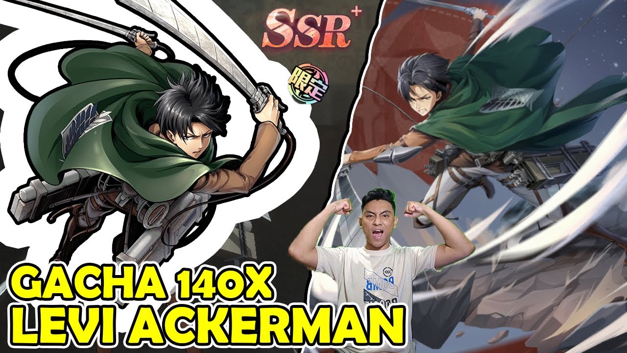 GACHA 140X UNTUK LEVI ACKERMAN LIMITED! BOCORAN KARAKTER YANG AKAN MUNCUL - NINE TITANS