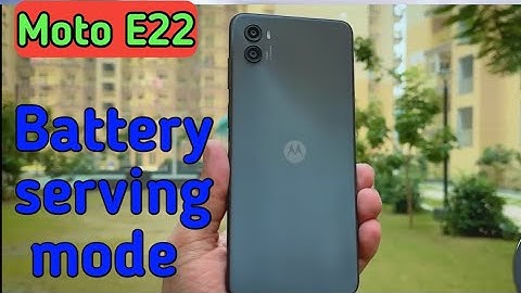 How to enable power saving mode in Moto E22,Moto E22 mein battery saving on kaise Karen,