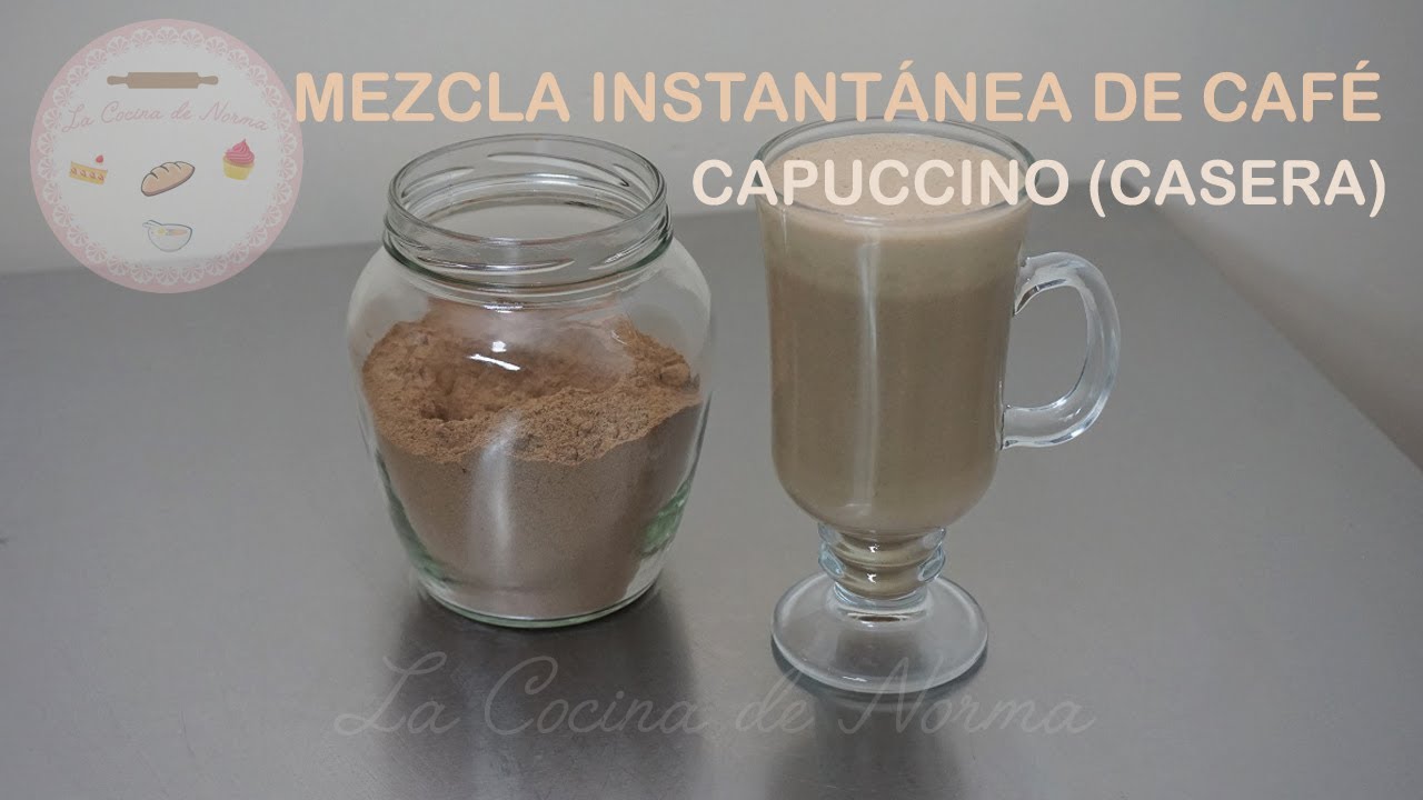 Mezcla Instantánea de Café Capuccino (Casera)