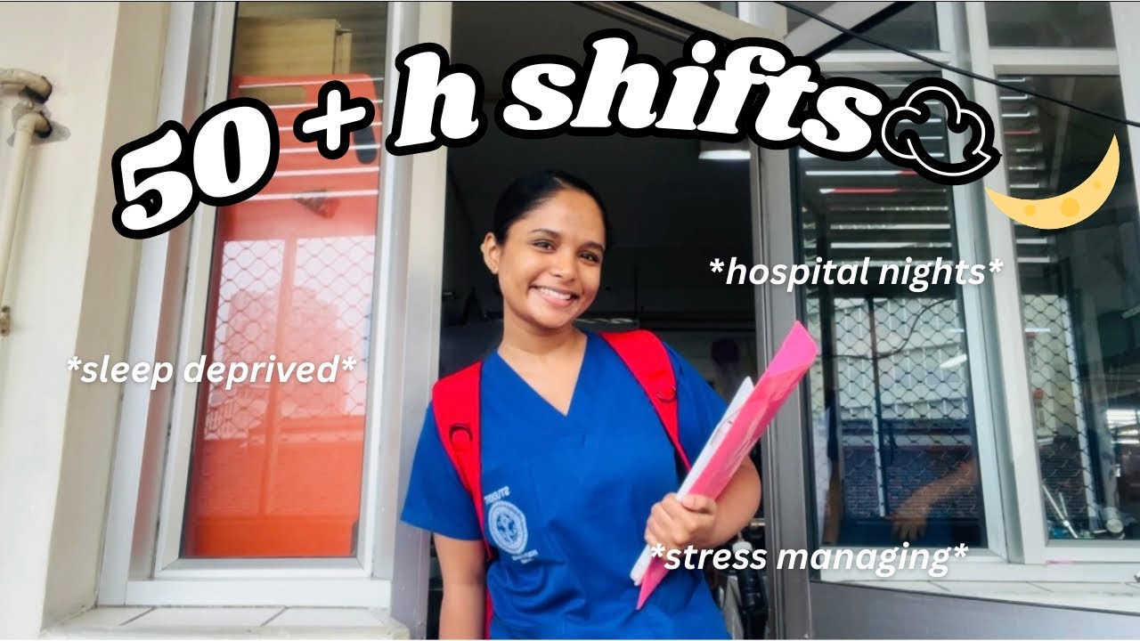 50+ h shift ☁️🌙👩🏻‍⚕️| Night shifts ගොඩක් එක දිගට වැටුන සතියක් 🥹🏥
